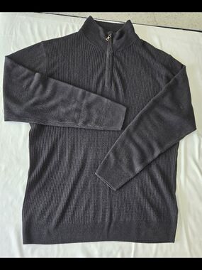 Original Weatherproof Vintage Mens XL Long Sleeve Pullover Quarter Zip Sweater